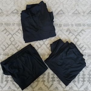 LOT of 3 maternity workout leggings 2 Sz L & 1 XL